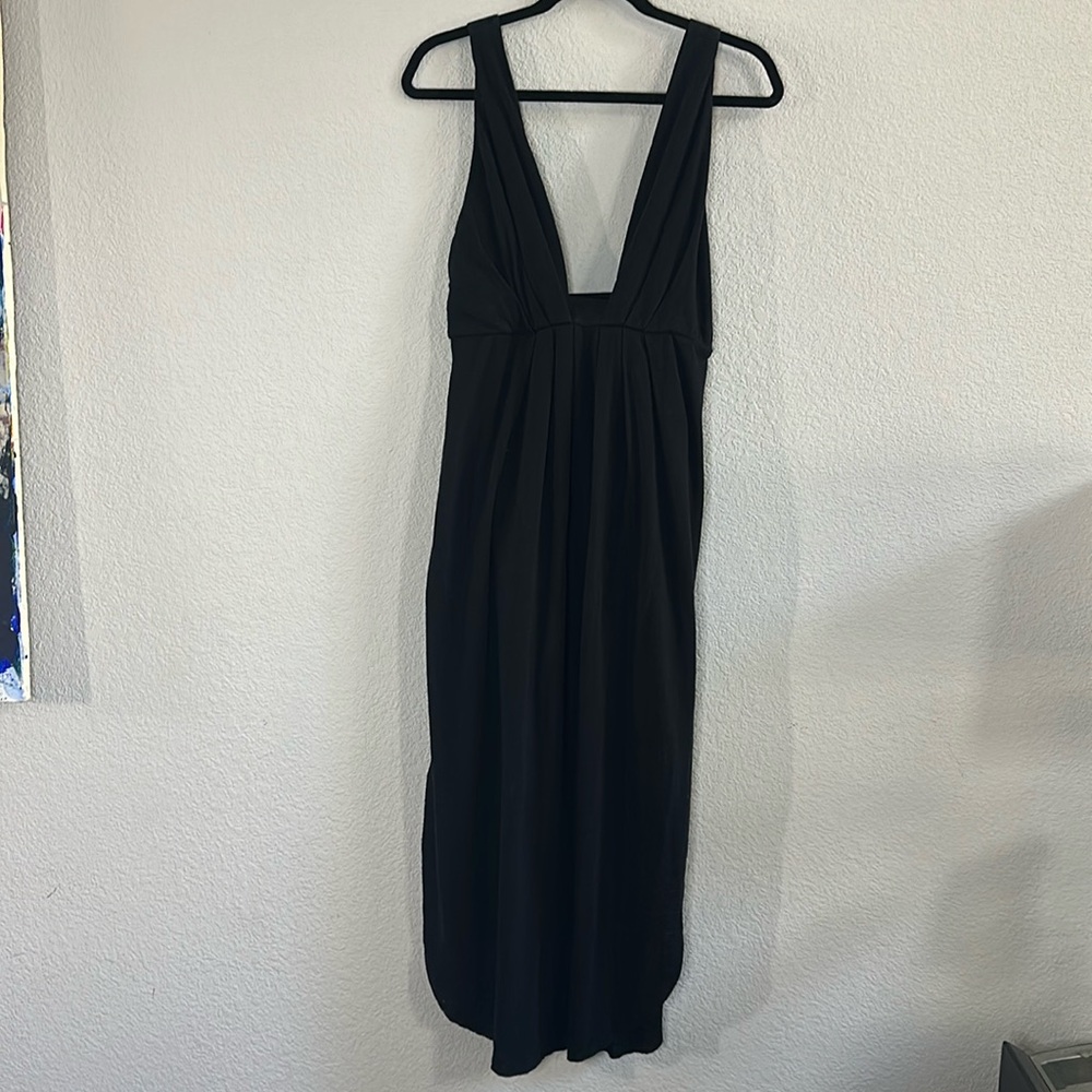 Black Summer Dress
50 inch Long from shoulder to bottom